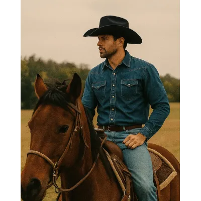 Stetson Black Fur Felt Skyline 6X Cowboy Hat Reference: 22194| Traclet Hatmakers