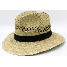 Chapeau Traveller Gardener Paille Ruban Noir - Traclet