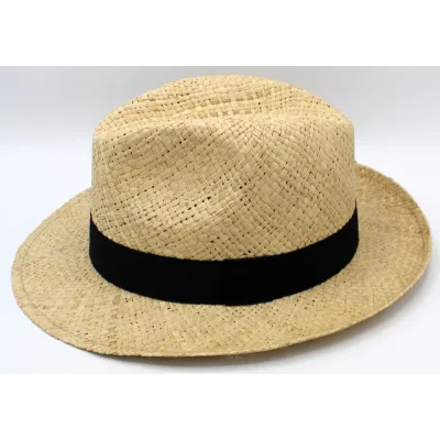 Chapeau Fédora de paille Carpino - Traclet