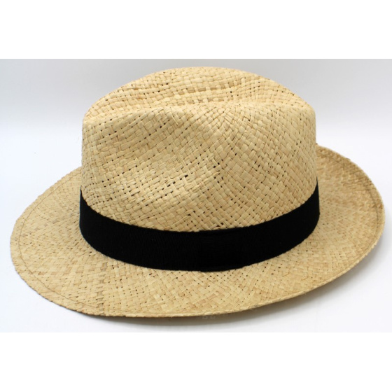 Carpino Straw Fedora Hat - Traclet