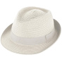 Natural Paper Straw Trilby Hat - Traclet