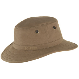 Chapeau Safari Safariman Coton Fawn - Scippis - Traclet
