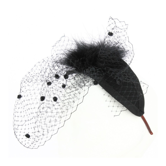 Serre-tête de cérémonie flèche Noir - Traclet