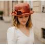 Edith Straw Ceremonial Breton Hat - Traclet