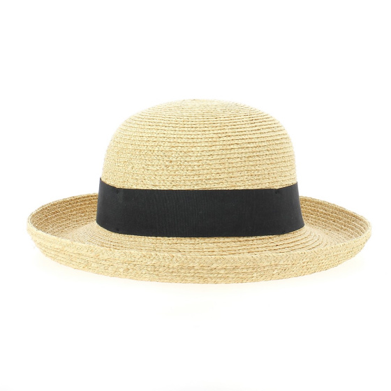 Natural Straw Shoal Bay Wide-Brimmed Hat - Traclet