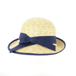 Impala Natural Straw Cloche Hat - Fléchet