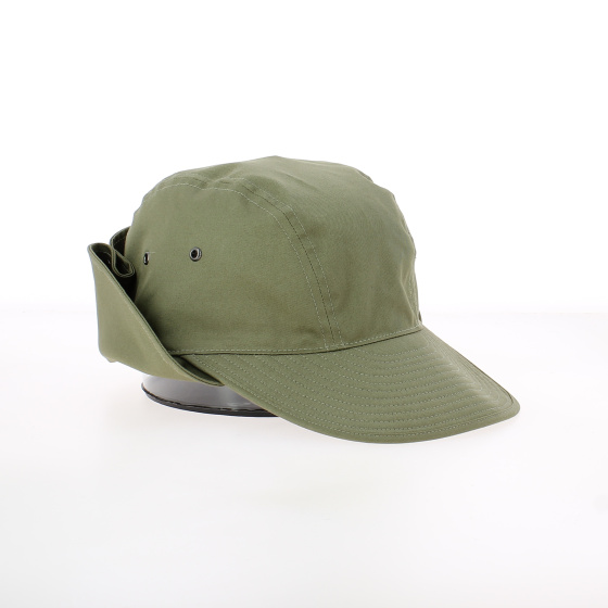 Waterproof Outdoor Neck Guard Cap Olive - Traclet