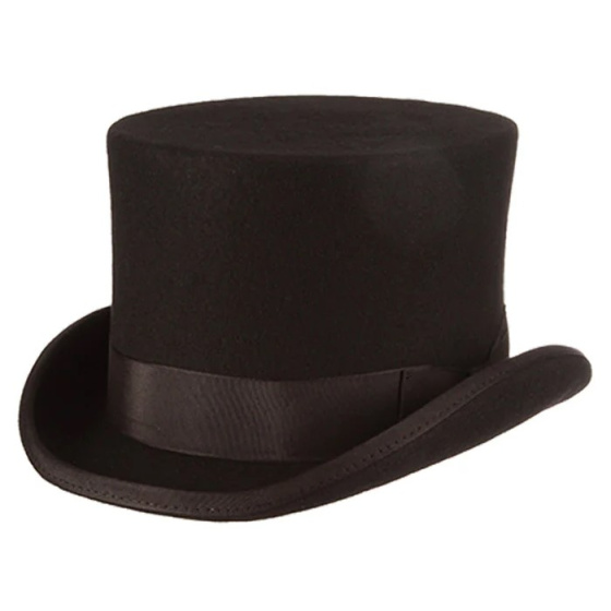Amerigo Black Top Hat - Traclet Amerigo Black Top Hat - Traclet