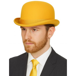 copy of Red Hermes Wool Felt Bowler Hat - Traclet