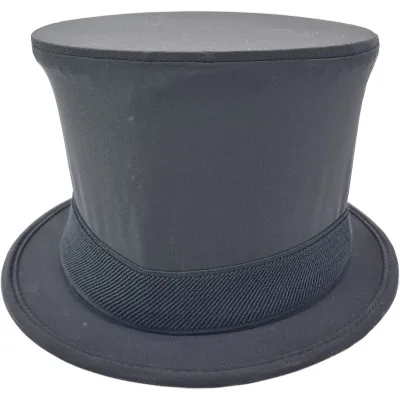 Chapeau Claque - Haut De Forme Pliable  & Claque Noir  Reference : 22229| Chapellerie Traclet