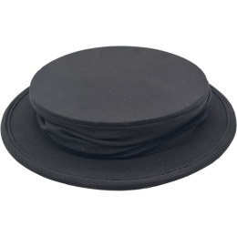 Chapeau Haut De Forme Pliable & Claque Noir