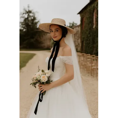 Chapeau Provençal Valentina Paille Naturelle - Traclet