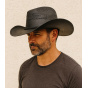 Chapeau CowBoy Gunlock Paille Noir - SCIPPIS - Traclet