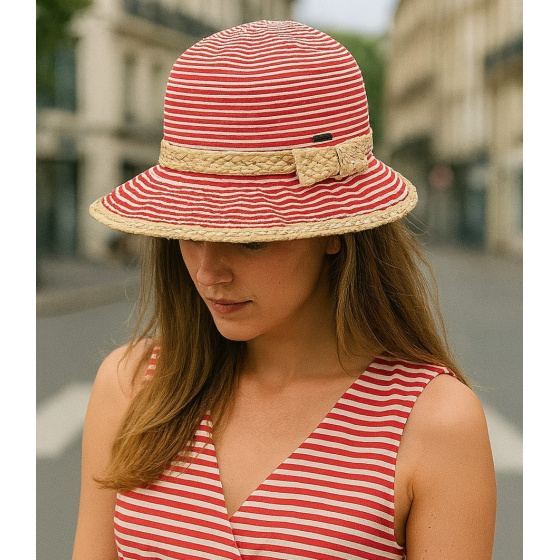 copy of White & Blue Breton Hat - Emthunzini Hats