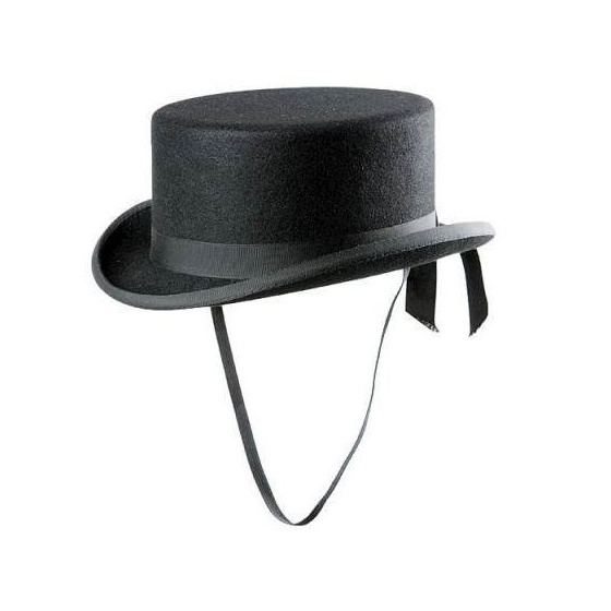 10 cm Black Felt Top Hat for Dressage - Guerra 1855 10 cm Black Felt Top Hat for Dressage - Guerra 1855