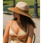 Chapeau Fedora Vineyard Beige & Camel UPF50+ - House of Ord