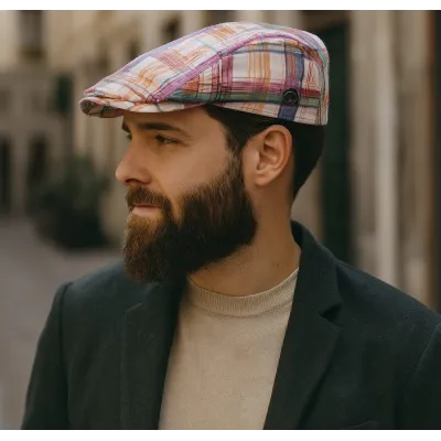 Bang Duck Bill Geometry Linen & Cotton Cap - MTM Reference: 22241| Traclet Hat Shop