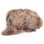 Beige Linen Newsboy Cap - Mtm