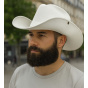 White Camargue Hat PAMPA - Traclet