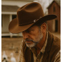 Western Cattleman Brown Felt Hat - American Hat Makers