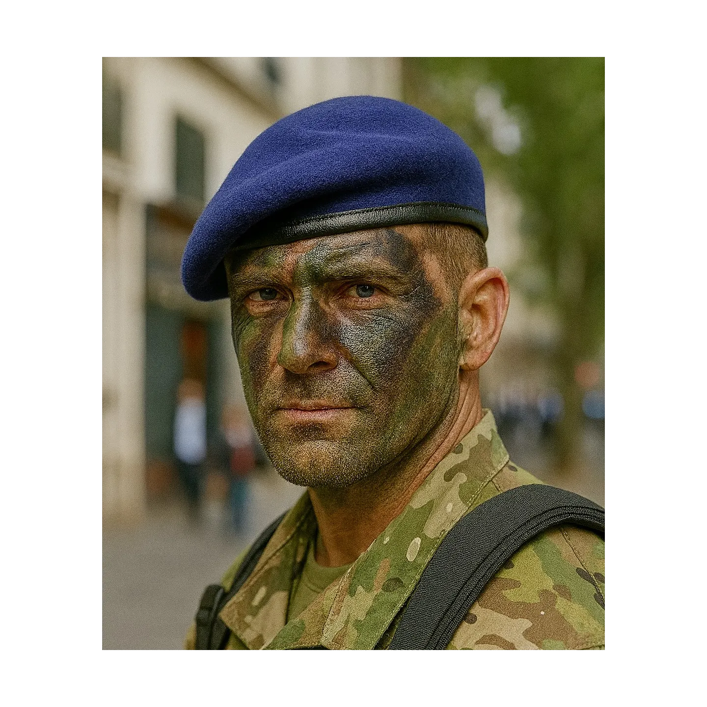 Béret Spécial Commando Bleu Alat - Traclet