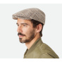 Hooligan Houndstooth Beige Cap - Brixton