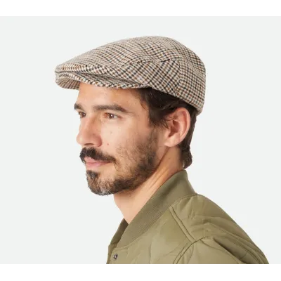 Casquette Hooligan Pieds De Poule Beige - Brixton