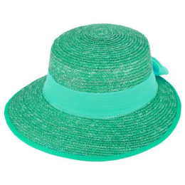 Large Visor Cap Giada Natural Straw - Traclet
