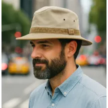 Tabora cotton Safari hat 2 colors - Crambes hat Reference: 440 | Chapellerie Traclet