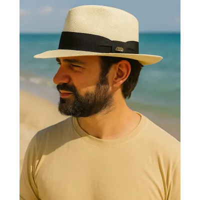 Chapeau Panama Pegomas Naturel - Traclet