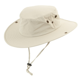 Chapeau Voyageur Monaco Anti-UV UPF+50 Beige - Traclet