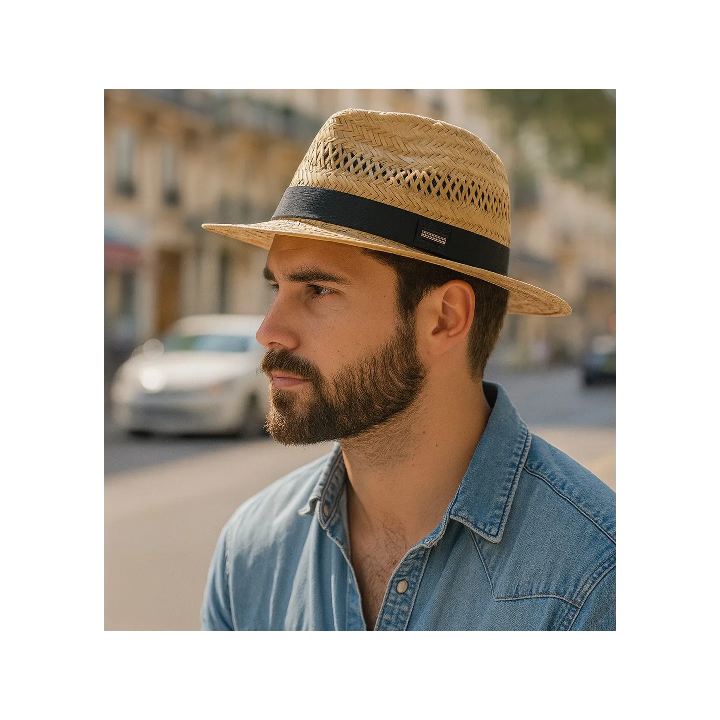 Chapeau Trilby Pays Paille - Traclet Scippis
