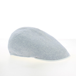 Casquette Plate rayure bleu marine - Traclet