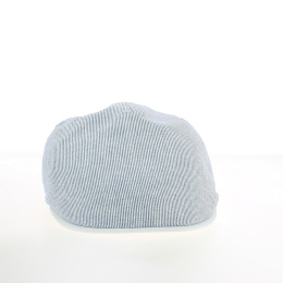 Casquette Plate rayure bleu marine - Traclet