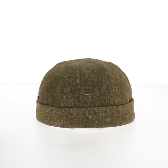 Marine linen docker beanie Marine linen docker beanie