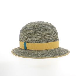Raffia Cloche Hat