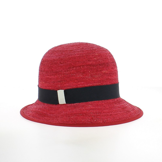 Chapeau cloche en Raffia