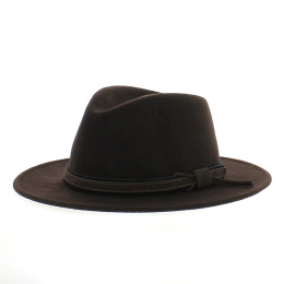 Brown Australian traveller hat