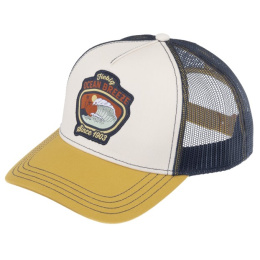 Casquette Baseball Ocean Coton Bleue & Curry - Traclet