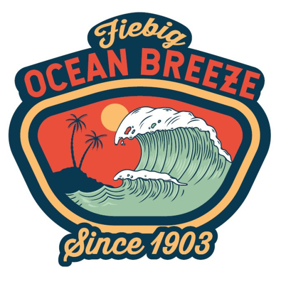 Casquette Baseball Ocean Coton Bleue & Curry - Traclet