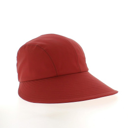 Casquette grande visière rouge crambes