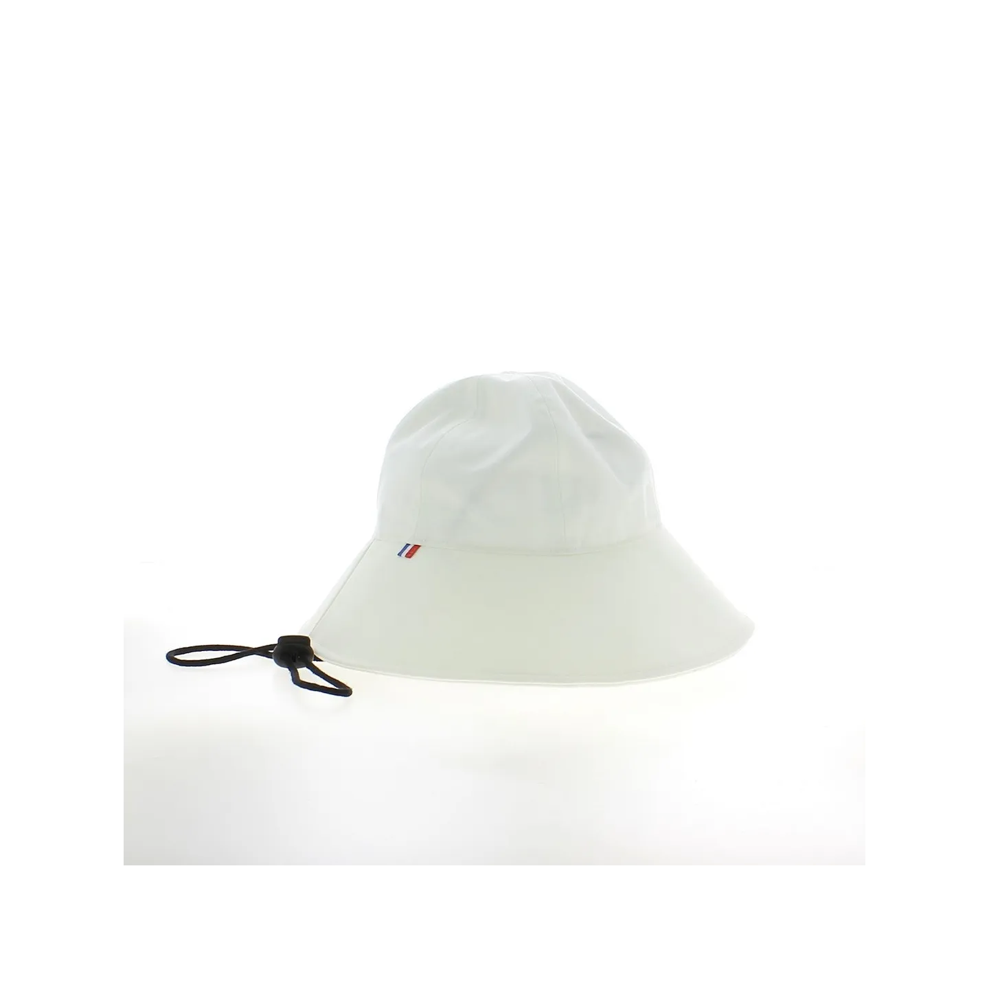 White Sabine wide visor bucket hat