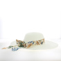 copy of Capeline Carol ruban fleuri 100% paille