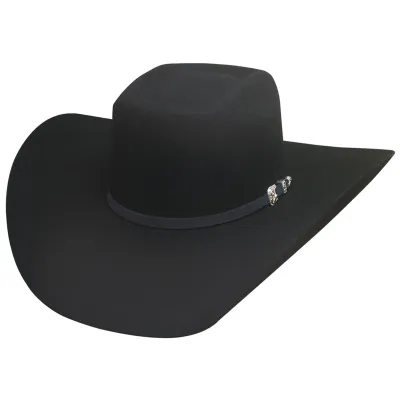 Black Double Kicker 8X Western Country Hat Reference: 22299| Traclet Hat Shop