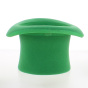 copy of Black Wool Felt Top Hat Made in France