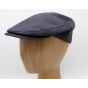 Casquette Plate D'été Lin & Coton Bleu - Traclet