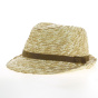 Chapeau Trilby Pachuca Paille Naturelle Caramel- Traclet