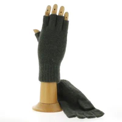 Mitaines Laine/Angora vert - TRACLET