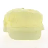 Vanilla Yellow Cotton Newsboy Cap