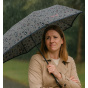 Mini Umbrella X-TRA Solid Manual Leopard khaki - Isotoner